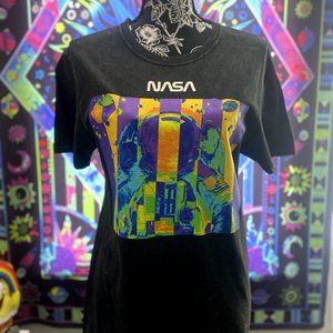NASA Bleach Dyed T-shirt